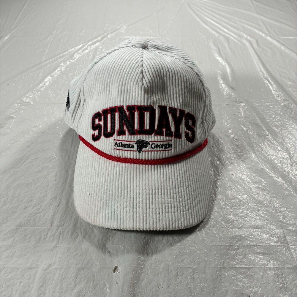 NFL FOOTBALL ATLANTA FALCONS SNAPBACK BASEBALL HAT CAP CORDUROY SUNDAYS 47